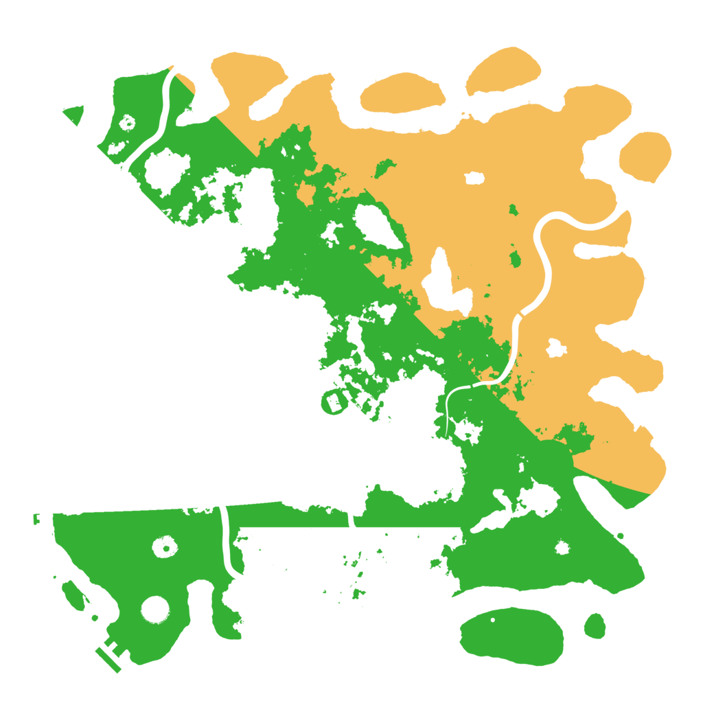 Biome Rust Map: Procedural Map, Size: 4500, Seed: 562103