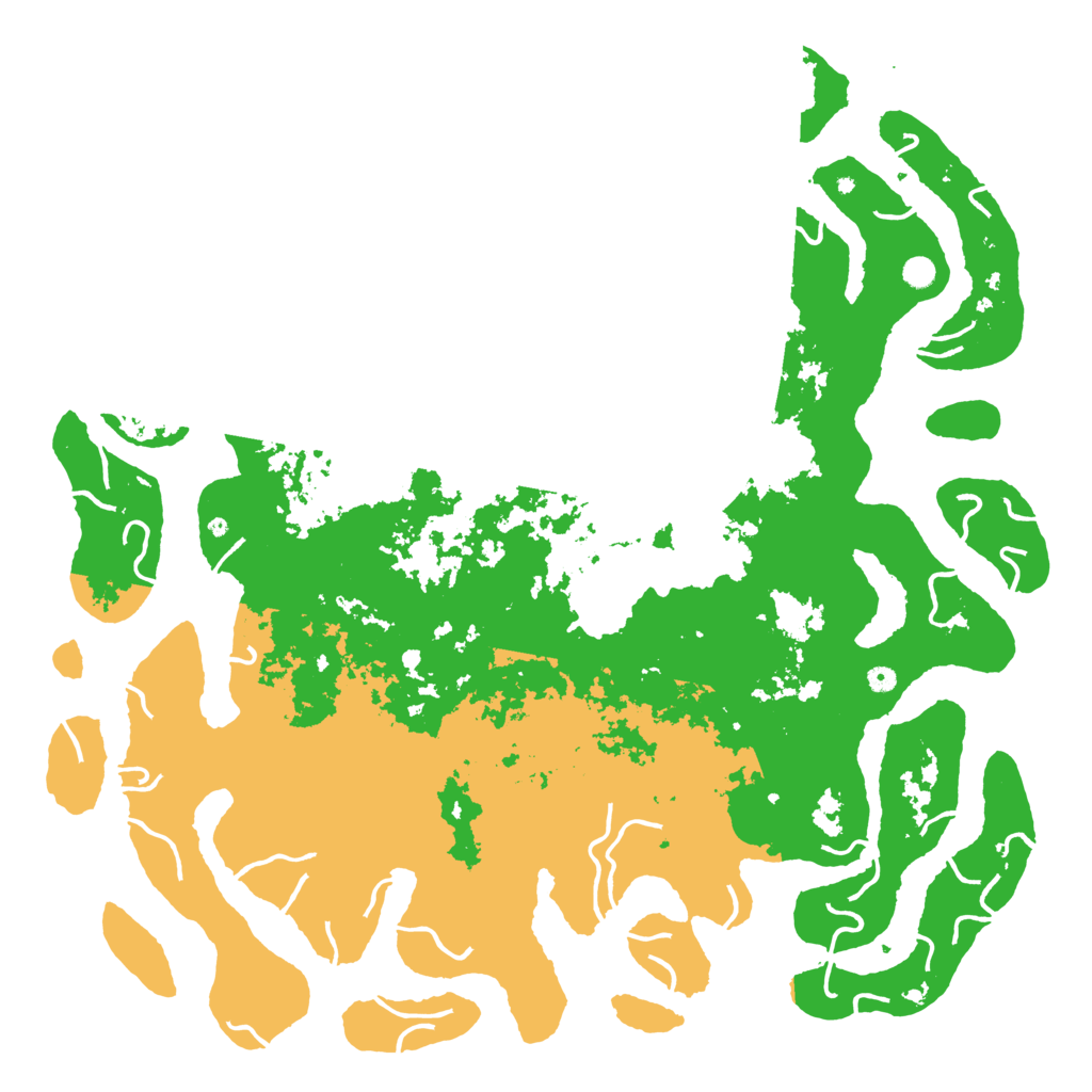 Biome Rust Map: Procedural Map, Size: 6000, Seed: 897364