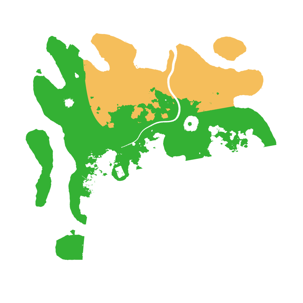 Biome Rust Map: Procedural Map, Size: 3000, Seed: 2437138