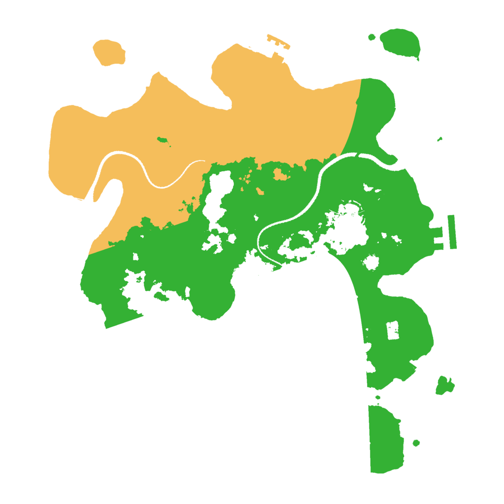 Biome Rust Map: Procedural Map, Size: 3000, Seed: 1941618655
