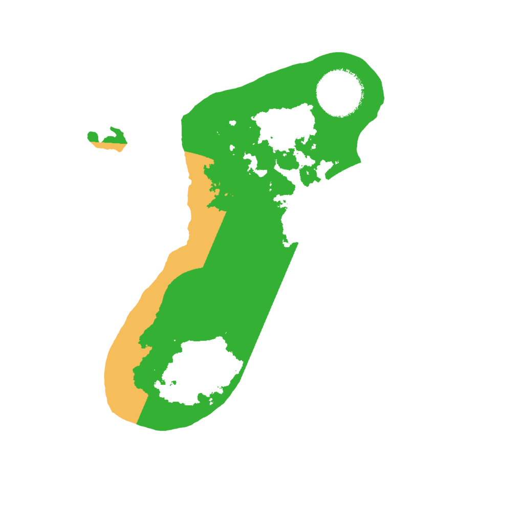 Biome Rust Map: Barren, Size: 2000, Seed: 23