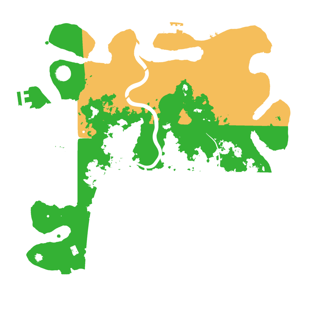 Biome Rust Map: Procedural Map, Size: 3550, Seed: 882198