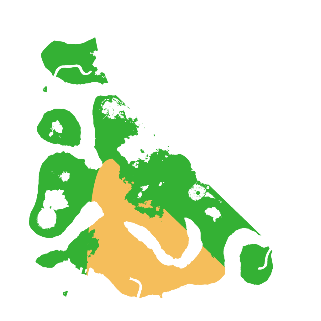 Biome Rust Map: Procedural Map, Size: 3000, Seed: 77735