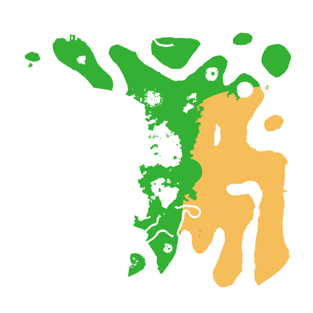 Biome Rust Map: Procedural Map, Size: 3500, Seed: 65431