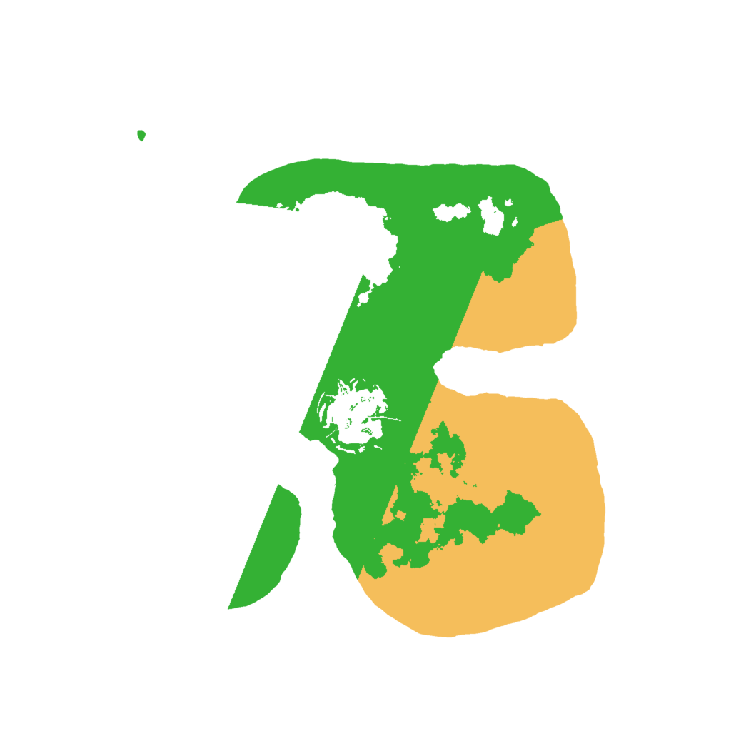 Biome Rust Map: Barren, Size: 2000, Seed: 12345