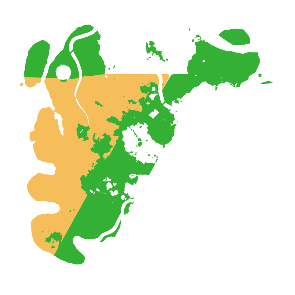 Biome Rust Map: Procedural Map, Size: 3500, Seed: 1456167721