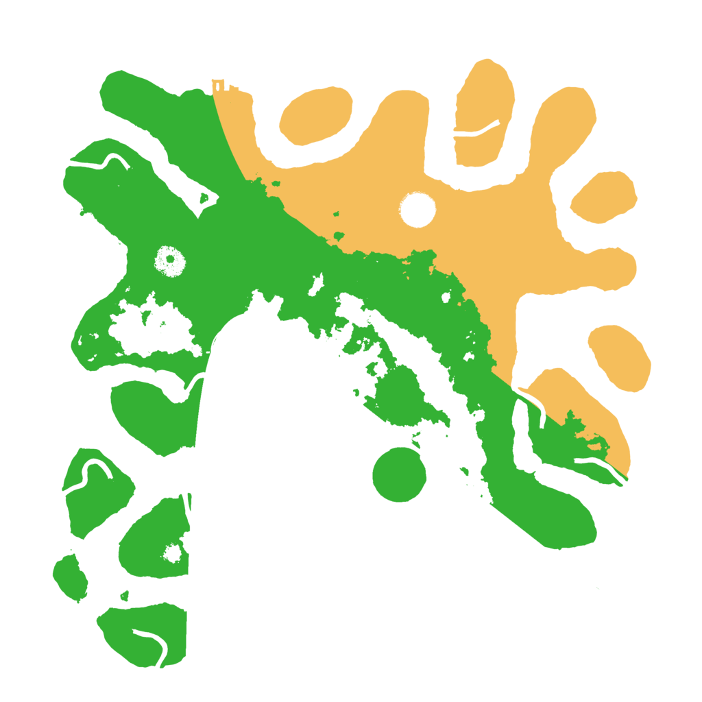 Biome Rust Map: Procedural Map, Size: 3500, Seed: 873252077