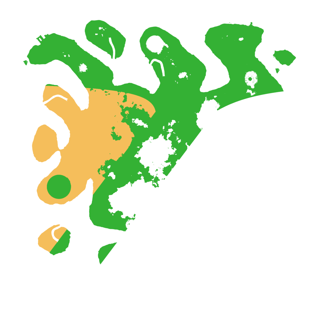 Biome Rust Map: Procedural Map, Size: 3500, Seed: 4896