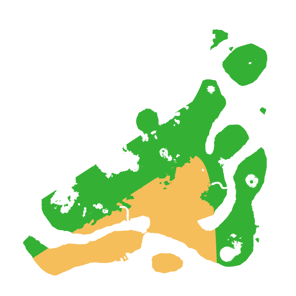 Biome Rust Map: Procedural Map, Size: 3500, Seed: 2002212654