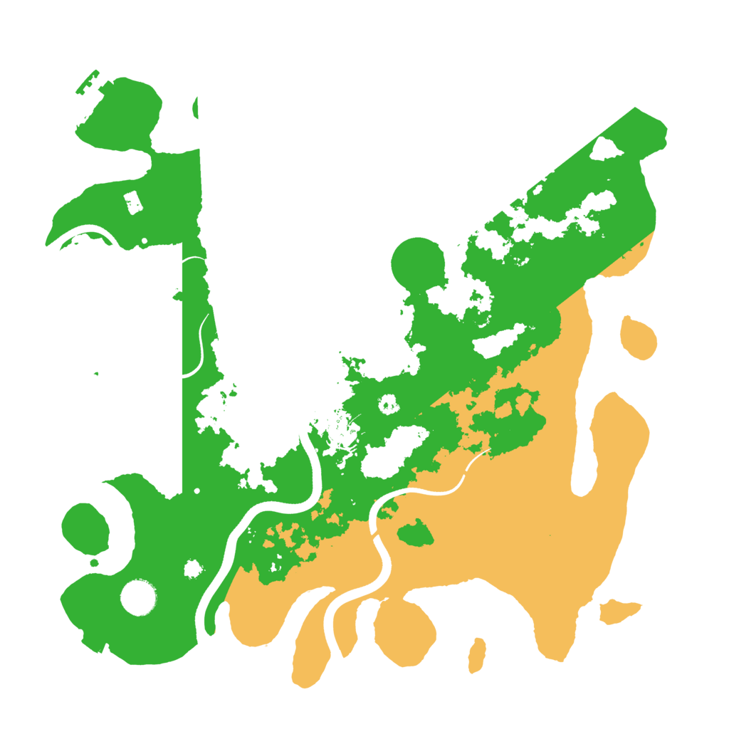 Biome Rust Map: Procedural Map, Size: 3600, Seed: 1843024767