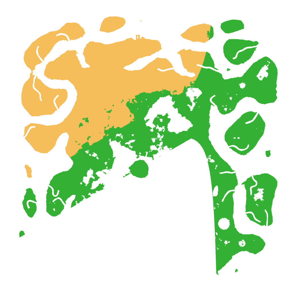 Biome Rust Map: Procedural Map, Size: 4500, Seed: 4106158