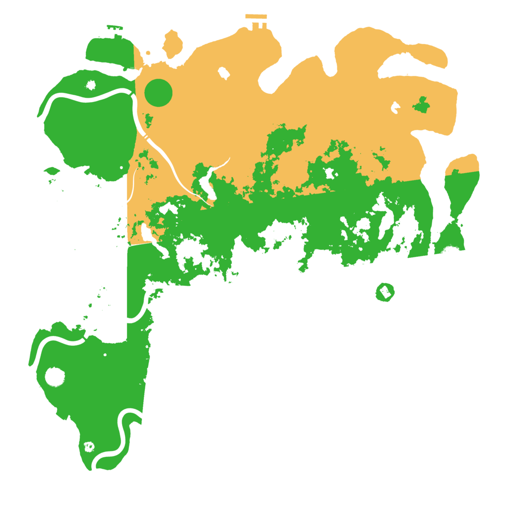 Biome Rust Map: Procedural Map, Size: 4800, Seed: 50000