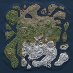 Thumbnail Rust Map: Procedural Map, Size: 4800, Seed: 50000, 19 Monuments