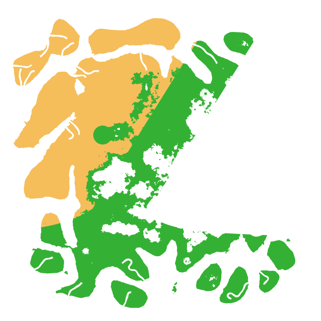 Biome Rust Map: Procedural Map, Size: 4500, Seed: 1253362993