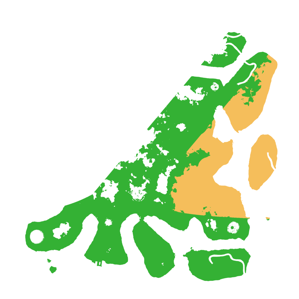 Biome Rust Map: Procedural Map, Size: 3850, Seed: 999960600