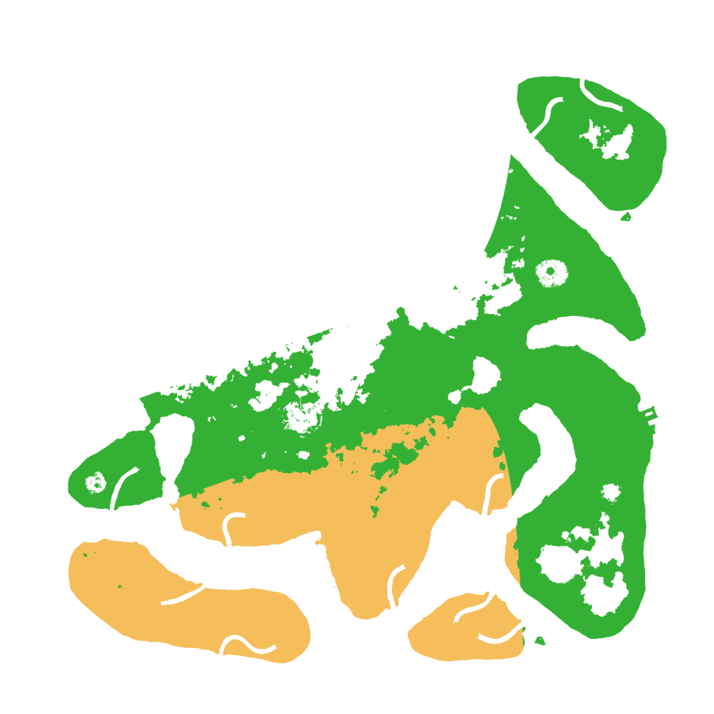 Biome Rust Map: Procedural Map, Size: 3600, Seed: 80034305