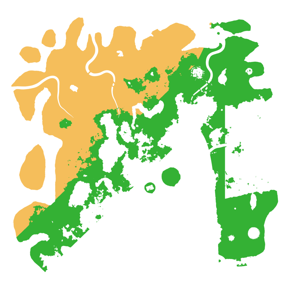 Biome Rust Map: Procedural Map, Size: 4500, Seed: 1518579