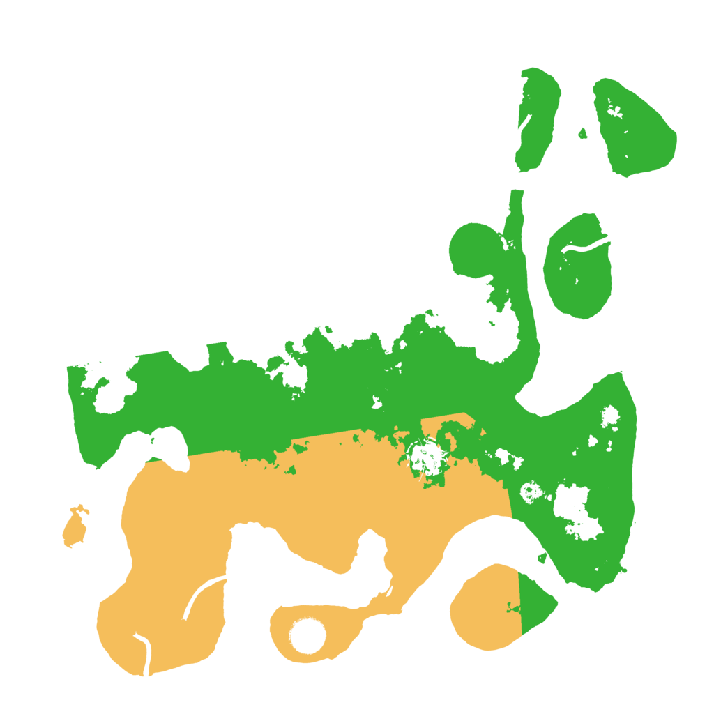 Biome Rust Map: Procedural Map, Size: 3500, Seed: 835480