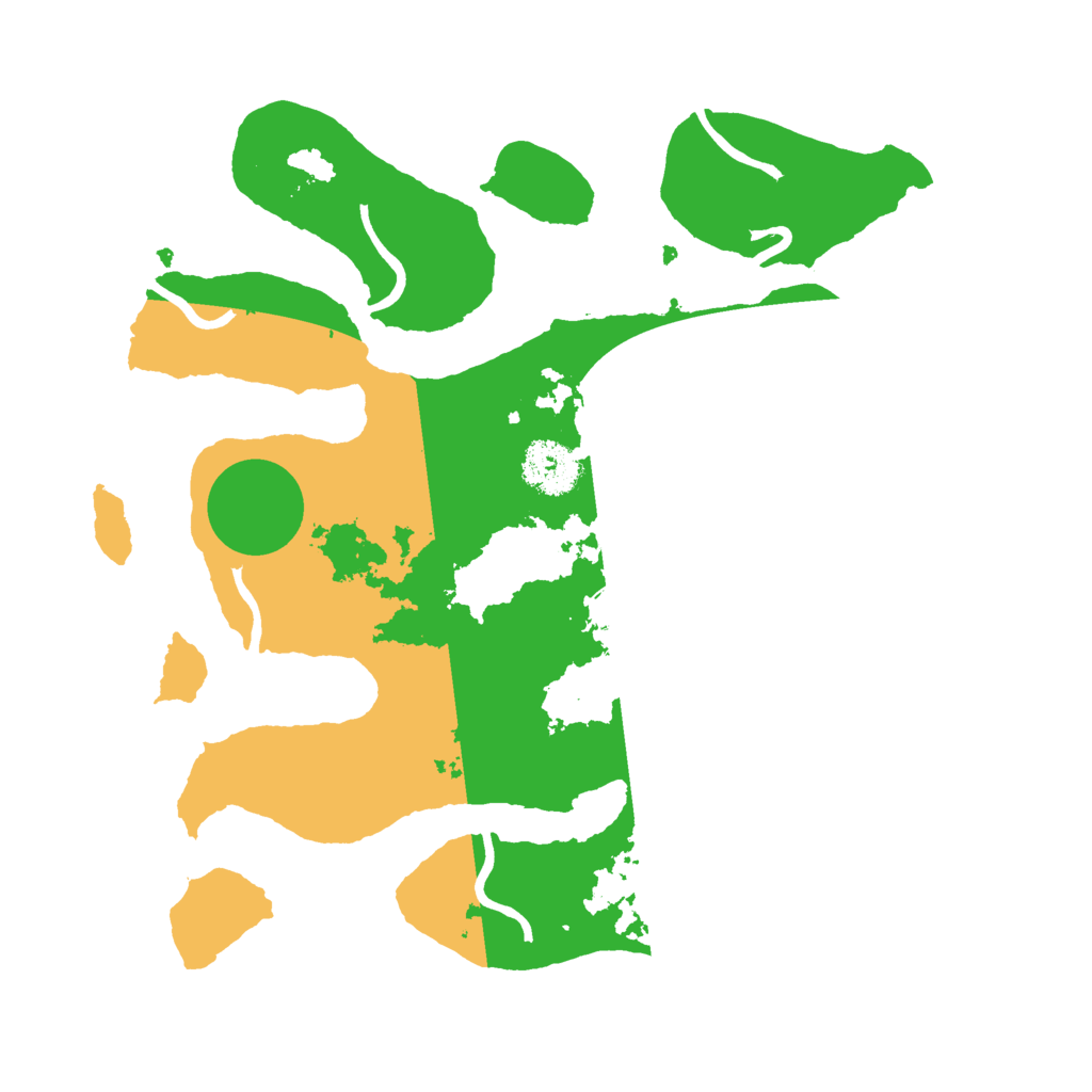 Biome Rust Map: Procedural Map, Size: 3000, Seed: 392703