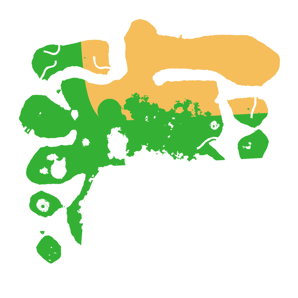 Biome Rust Map: Procedural Map, Size: 3500, Seed: 389089