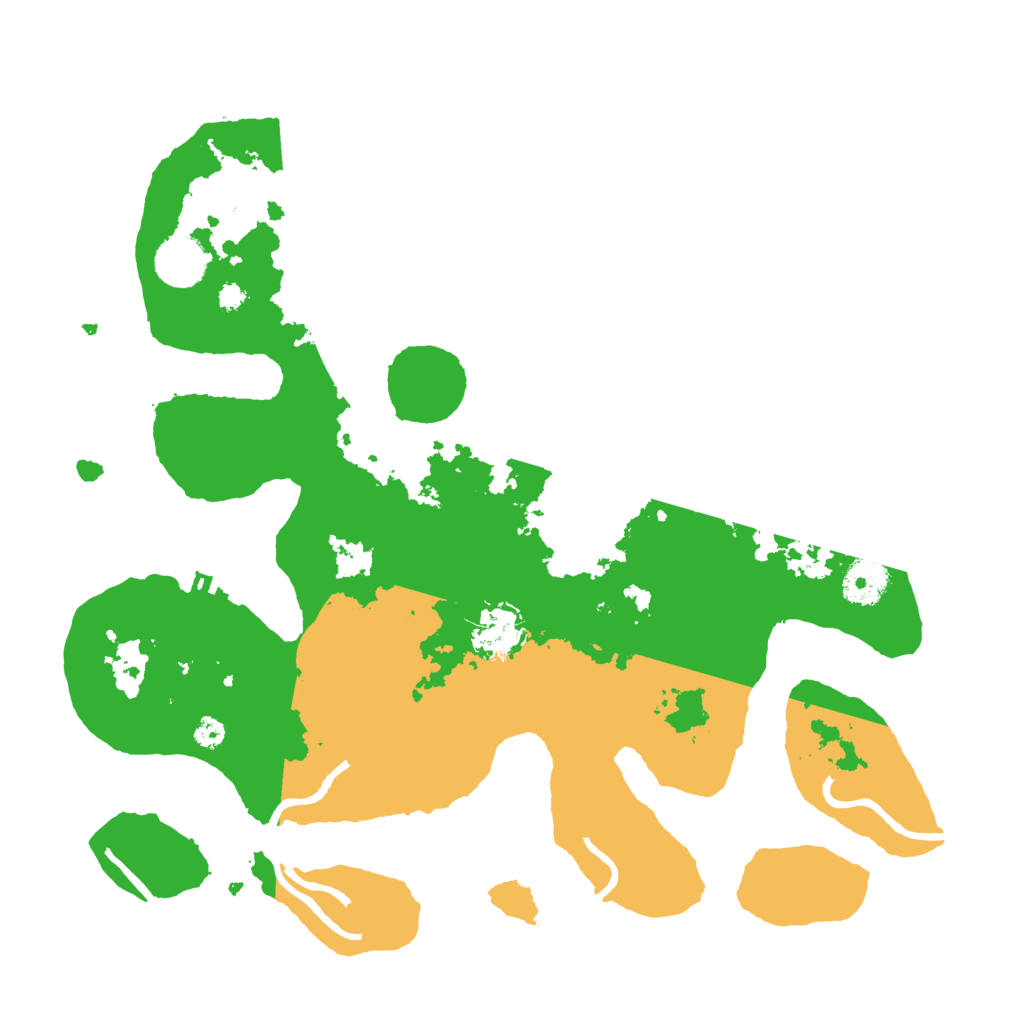 Biome Rust Map: Procedural Map, Size: 3500, Seed: 730210