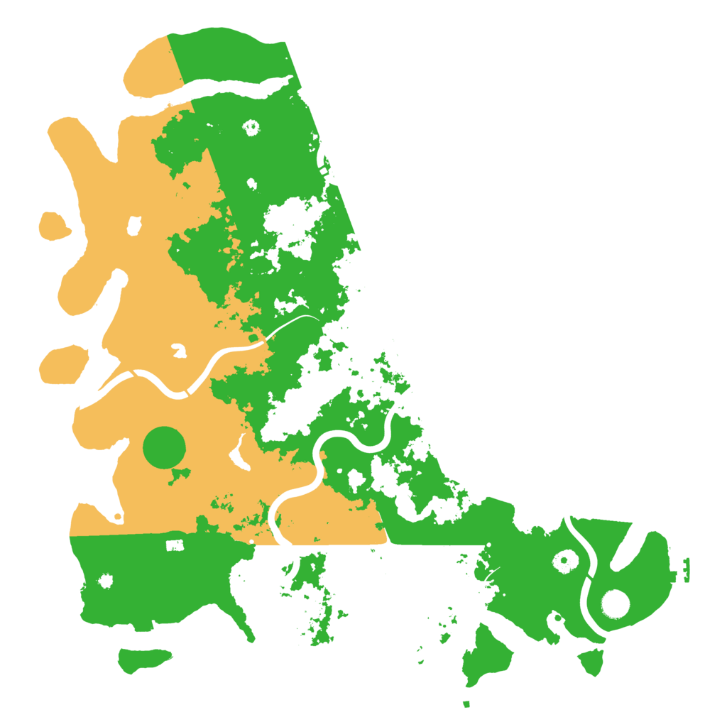 Biome Rust Map: Procedural Map, Size: 4500, Seed: 696311850