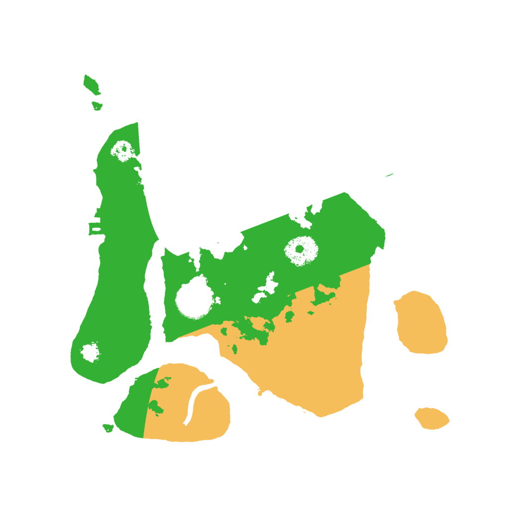 Biome Rust Map: Procedural Map, Size: 2500, Seed: 5008