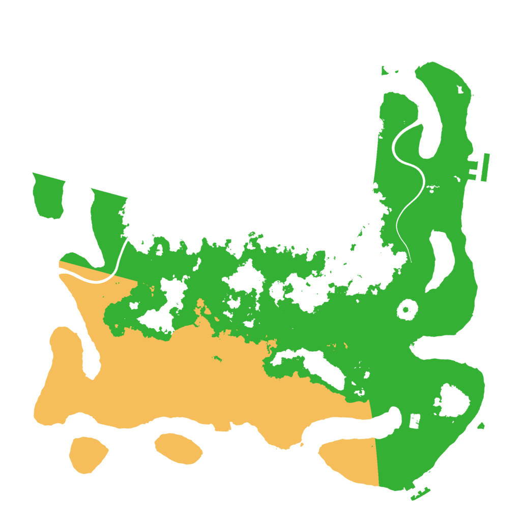 Biome Rust Map: Procedural Map, Size: 3750, Seed: 303239899
