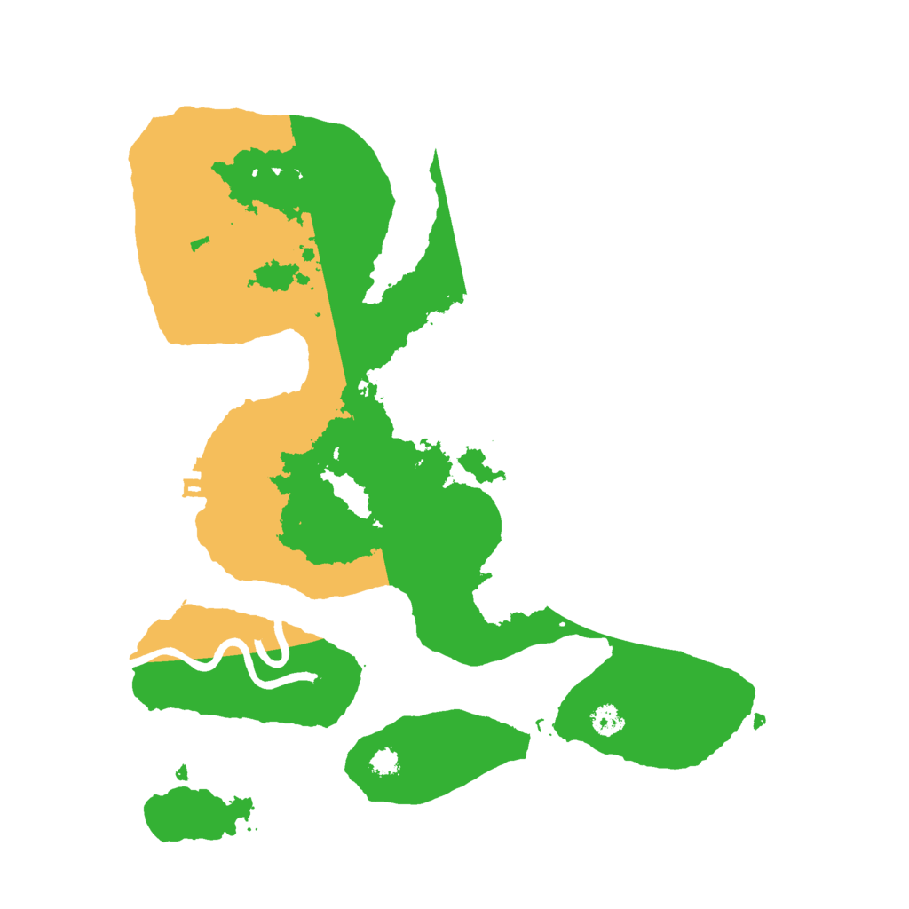 Biome Rust Map: Procedural Map, Size: 3000, Seed: 465641