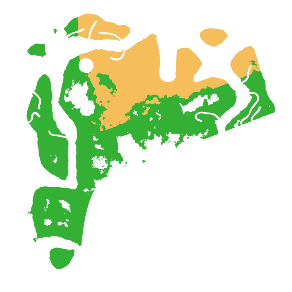 Biome Rust Map: Procedural Map, Size: 3600, Seed: 967801875