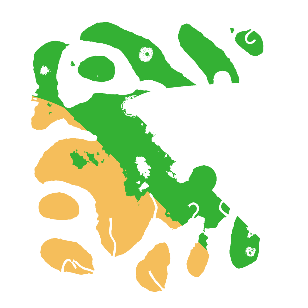 Biome Rust Map: Procedural Map, Size: 3200, Seed: 1613603972