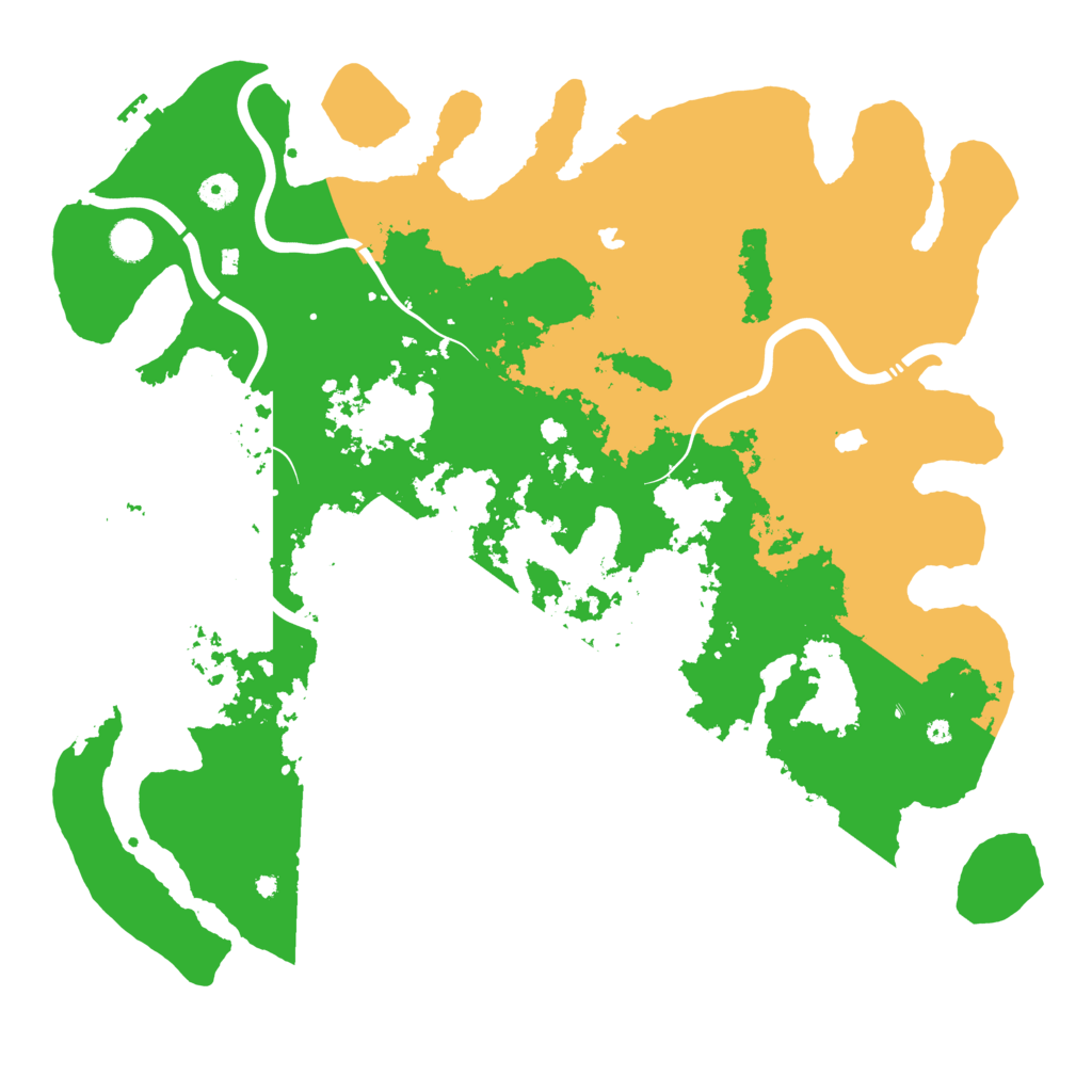 Biome Rust Map: Procedural Map, Size: 4500, Seed: 4057667