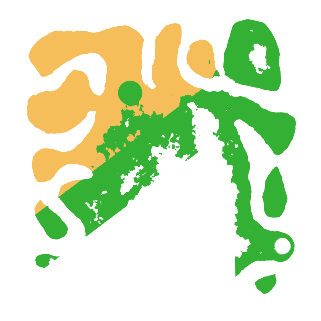 Biome Rust Map: Barren, Size: 3500, Seed: 1470896246