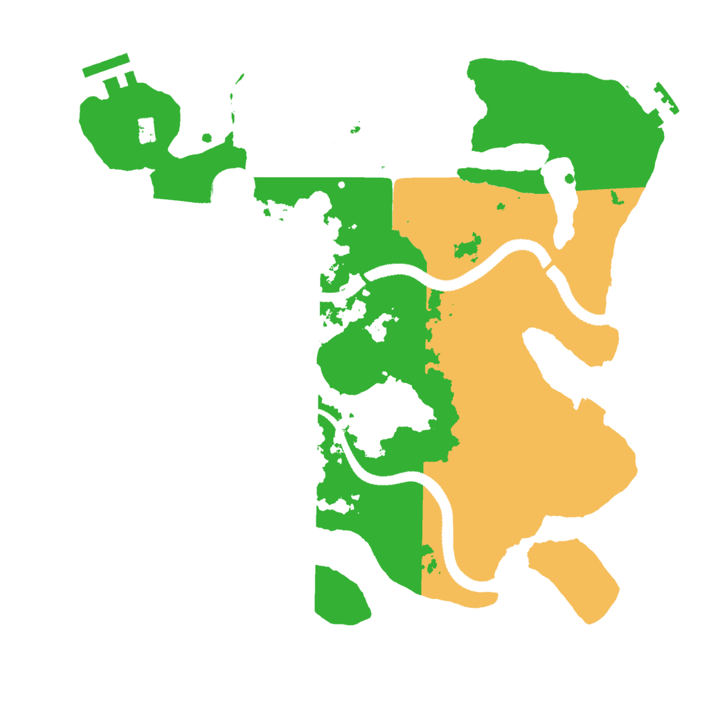 Biome Rust Map: Procedural Map, Size: 3000, Seed: 8041961