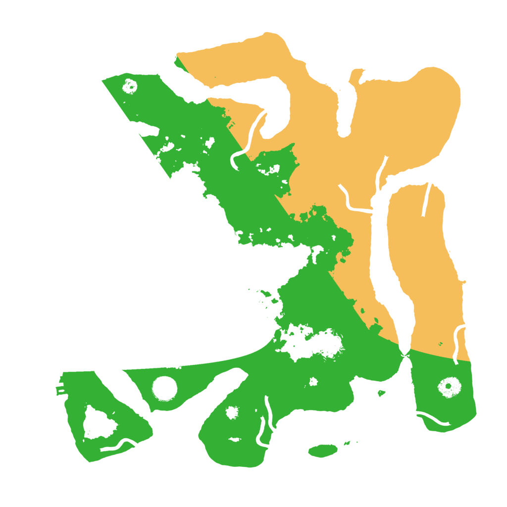 Biome Rust Map: Procedural Map, Size: 3600, Seed: 320214418