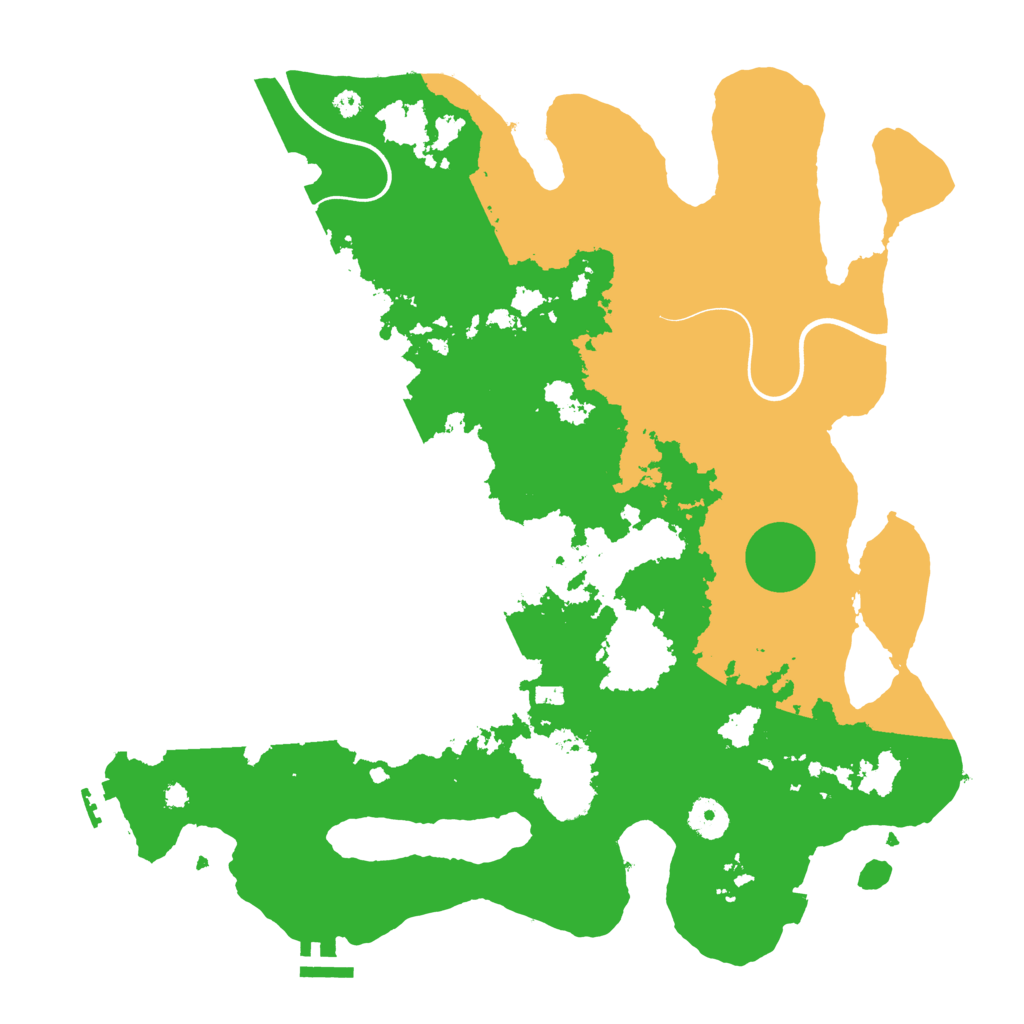 Biome Rust Map: Procedural Map, Size: 3850, Seed: 392309400