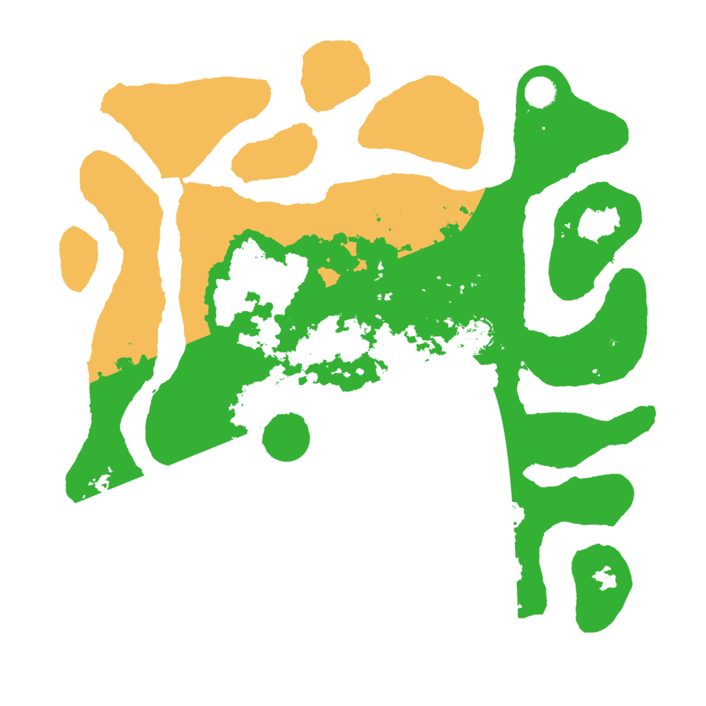 Biome Rust Map: Barren, Size: 4000, Seed: 45744