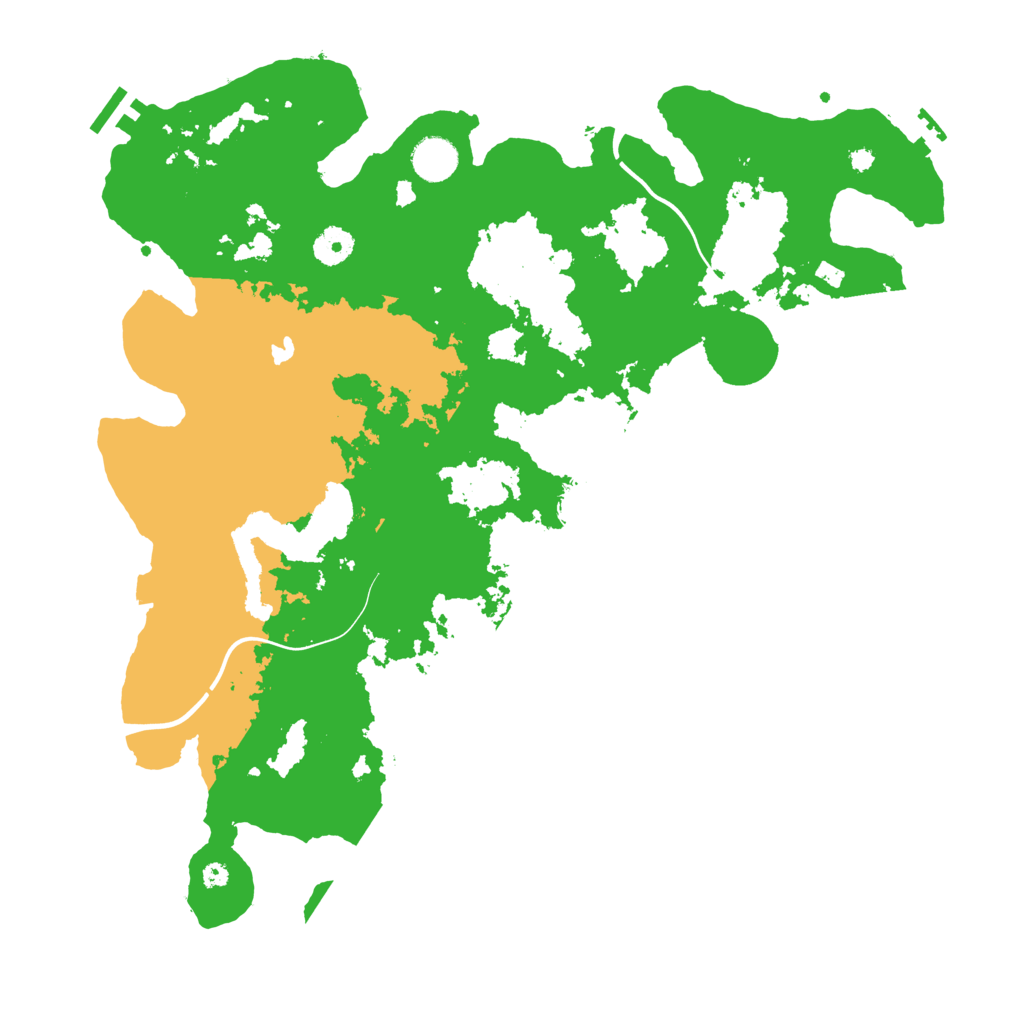 Biome Rust Map: Procedural Map, Size: 4000, Seed: 44