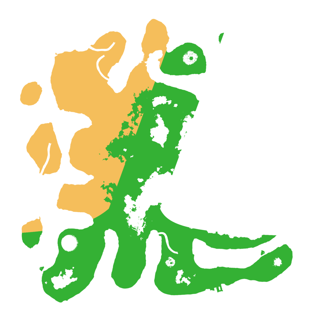 Biome Rust Map: Procedural Map, Size: 3500, Seed: 1052419646