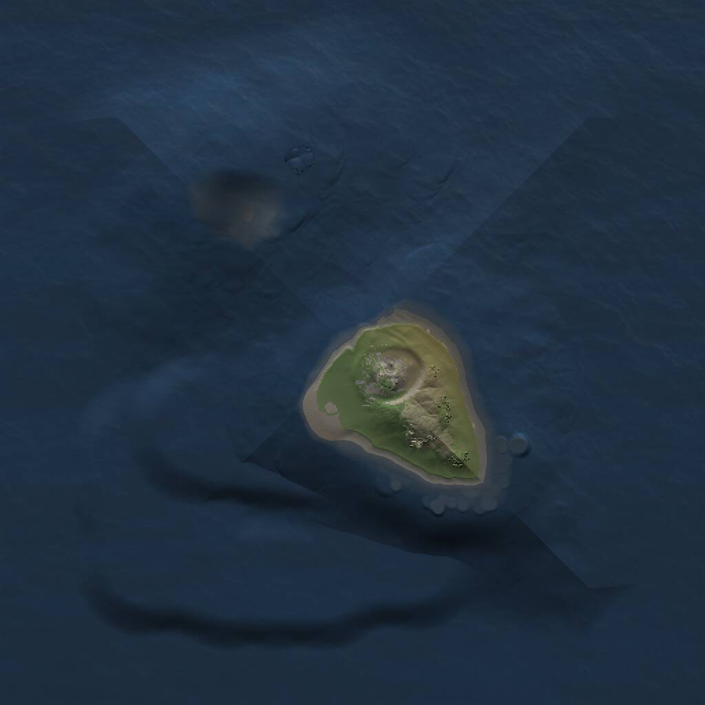 Rust Map: Procedural Map, Size: 1000, Seed: 545342478, 1 Monuments