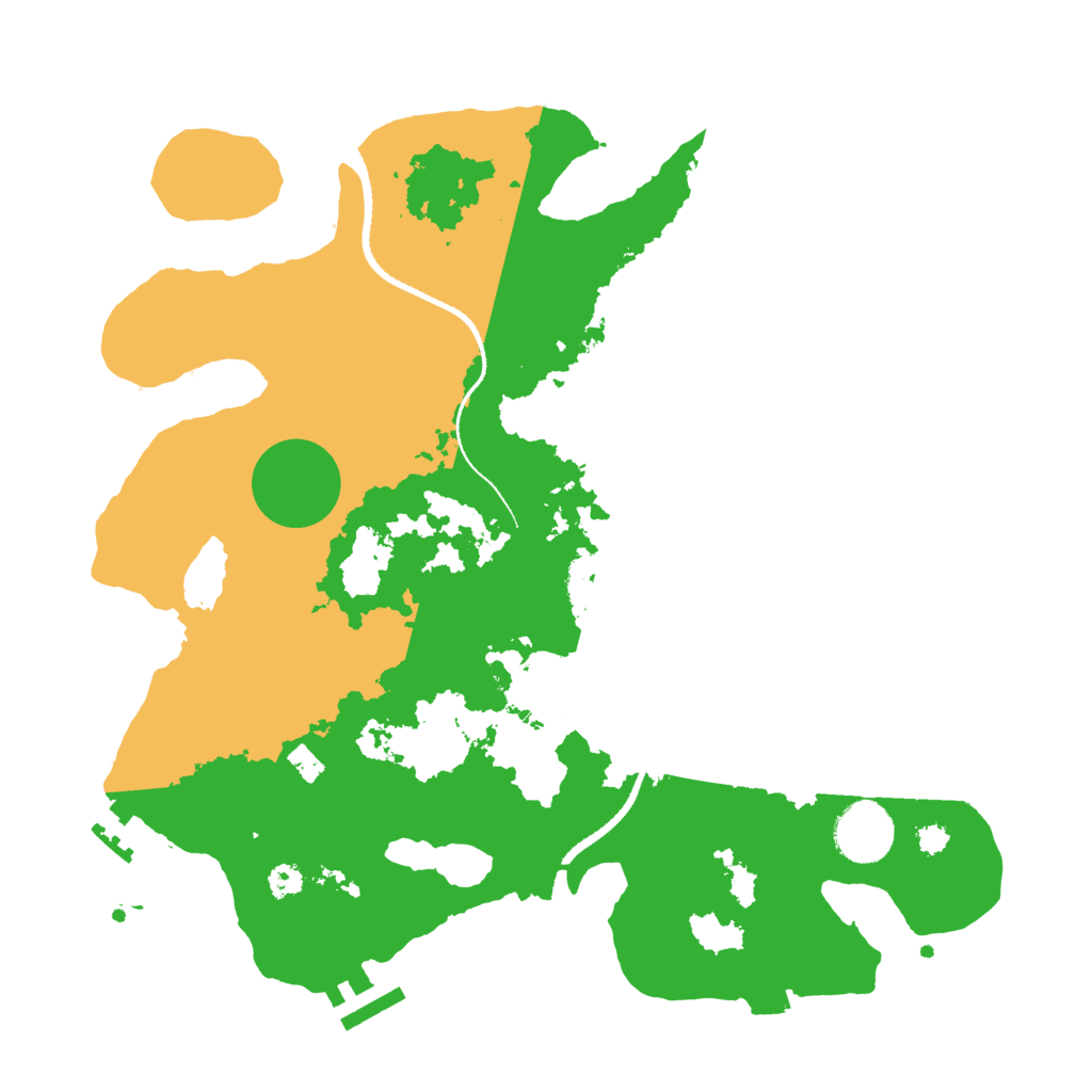 Biome Rust Map: Procedural Map, Size: 3250, Seed: 29