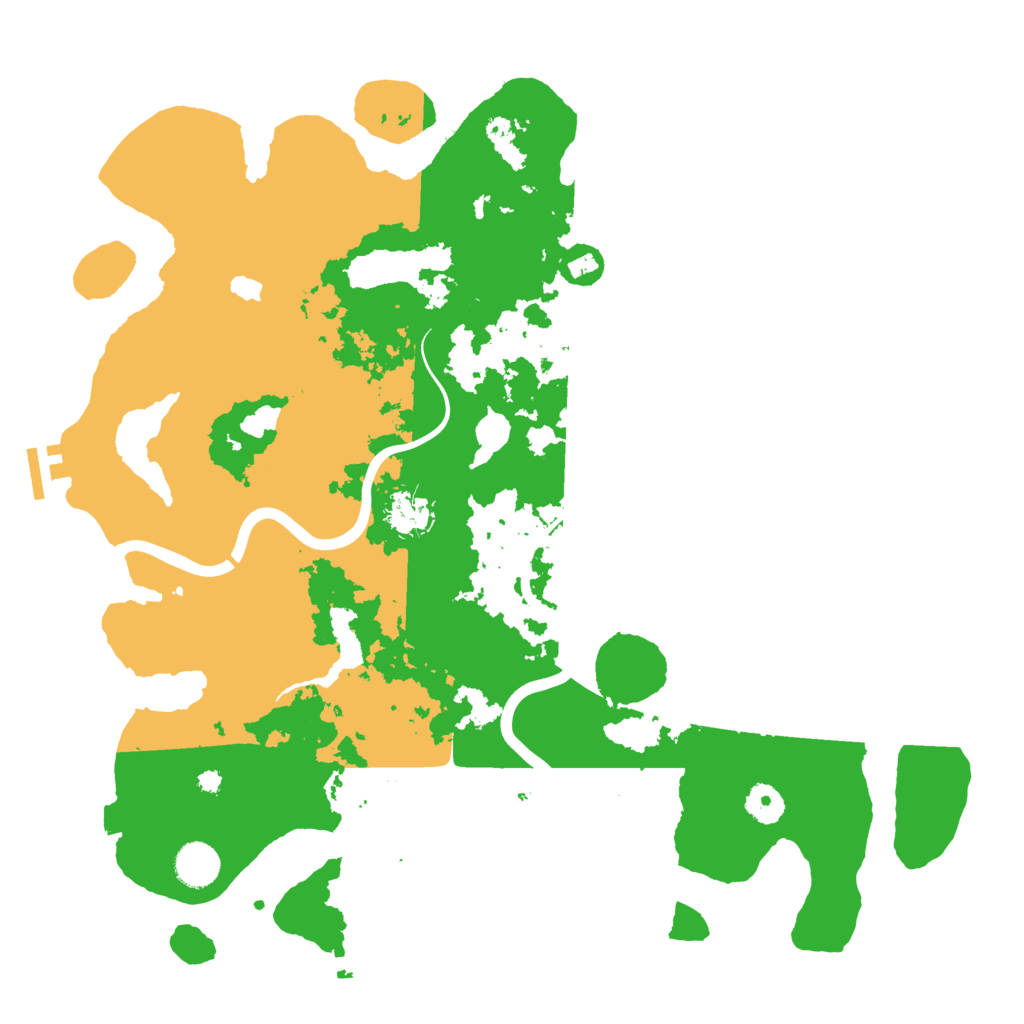 Biome Rust Map: Procedural Map, Size: 4000, Seed: 500916