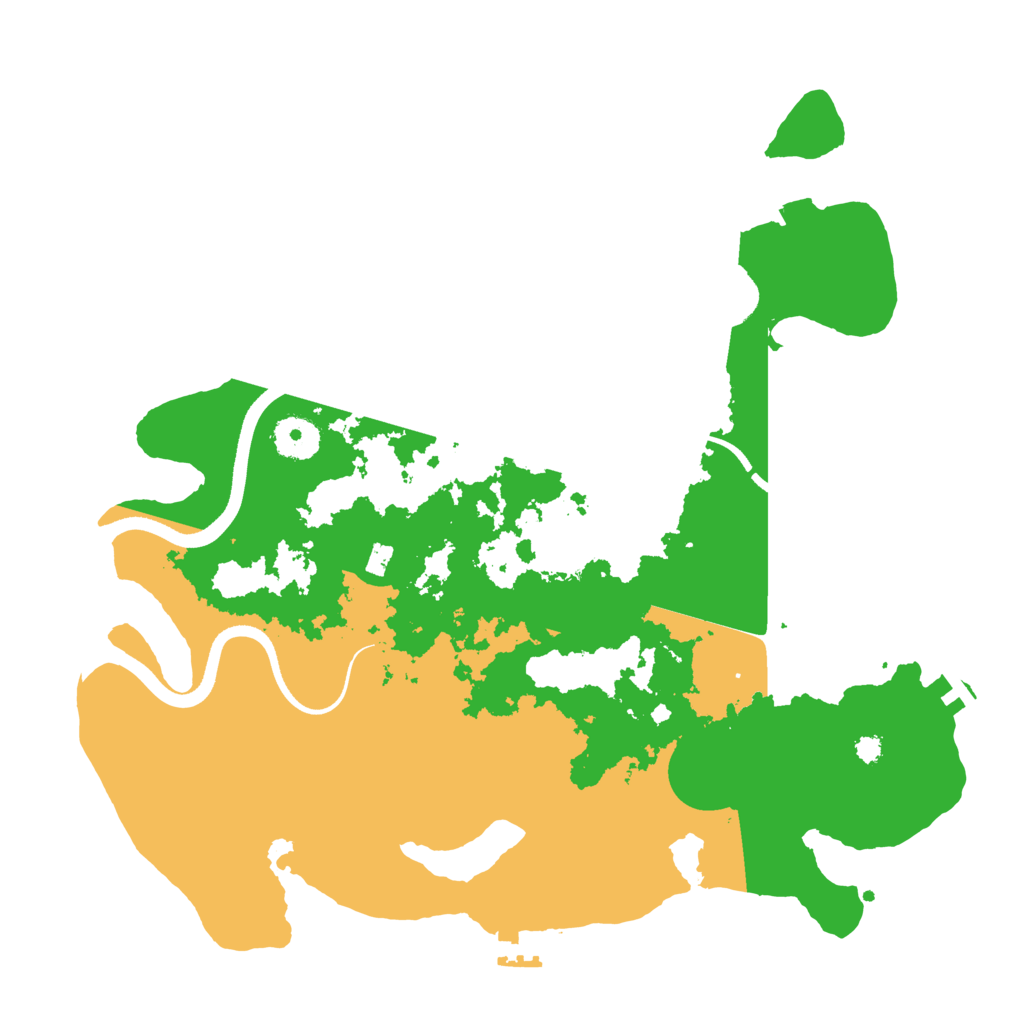 Biome Rust Map: Procedural Map, Size: 3500, Seed: 303577837