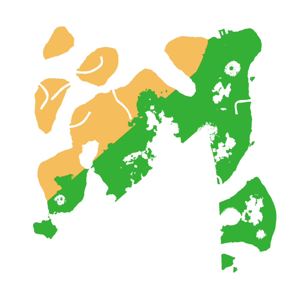 Biome Rust Map: Procedural Map, Size: 3000, Seed: 779074