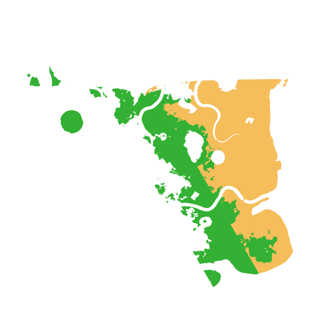 Biome Rust Map: Procedural Map, Size: 4000, Seed: 692141