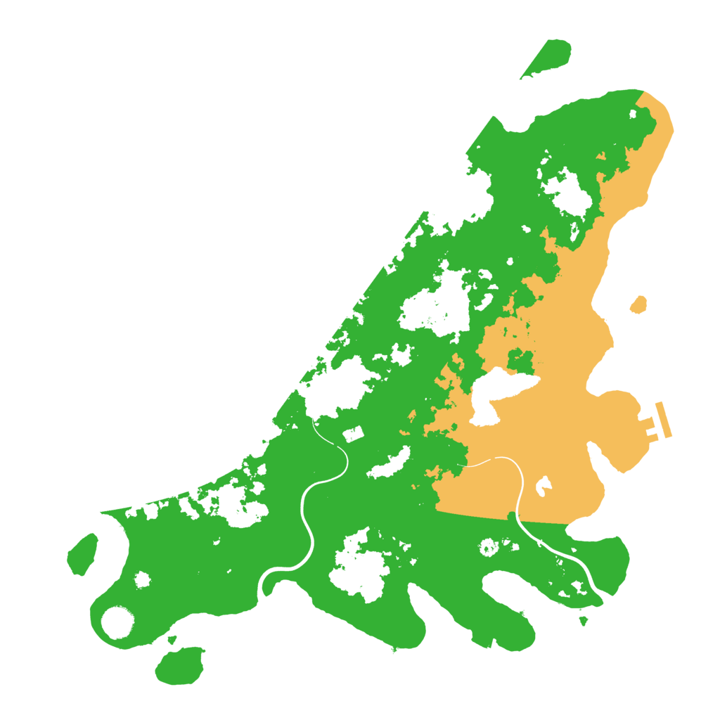 Biome Rust Map: Procedural Map, Size: 4000, Seed: 624627
