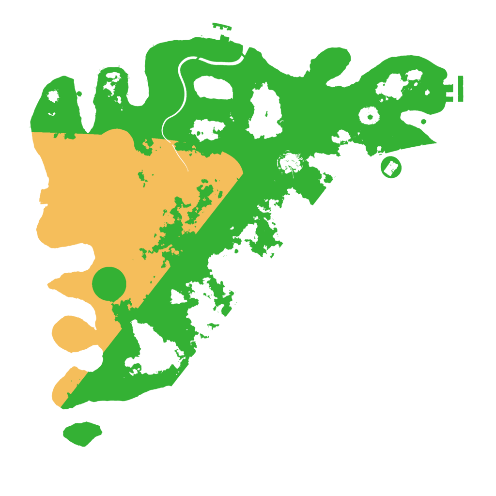 Biome Rust Map: Procedural Map, Size: 3850, Seed: 142526334