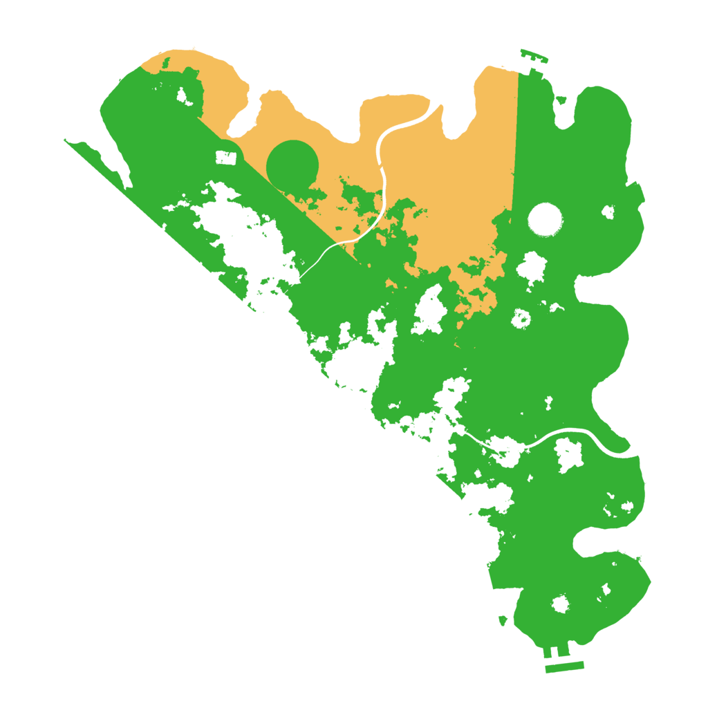 Biome Rust Map: Procedural Map, Size: 3700, Seed: 1778624223