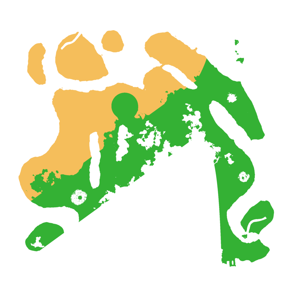 Biome Rust Map: Procedural Map, Size: 3000, Seed: 711626