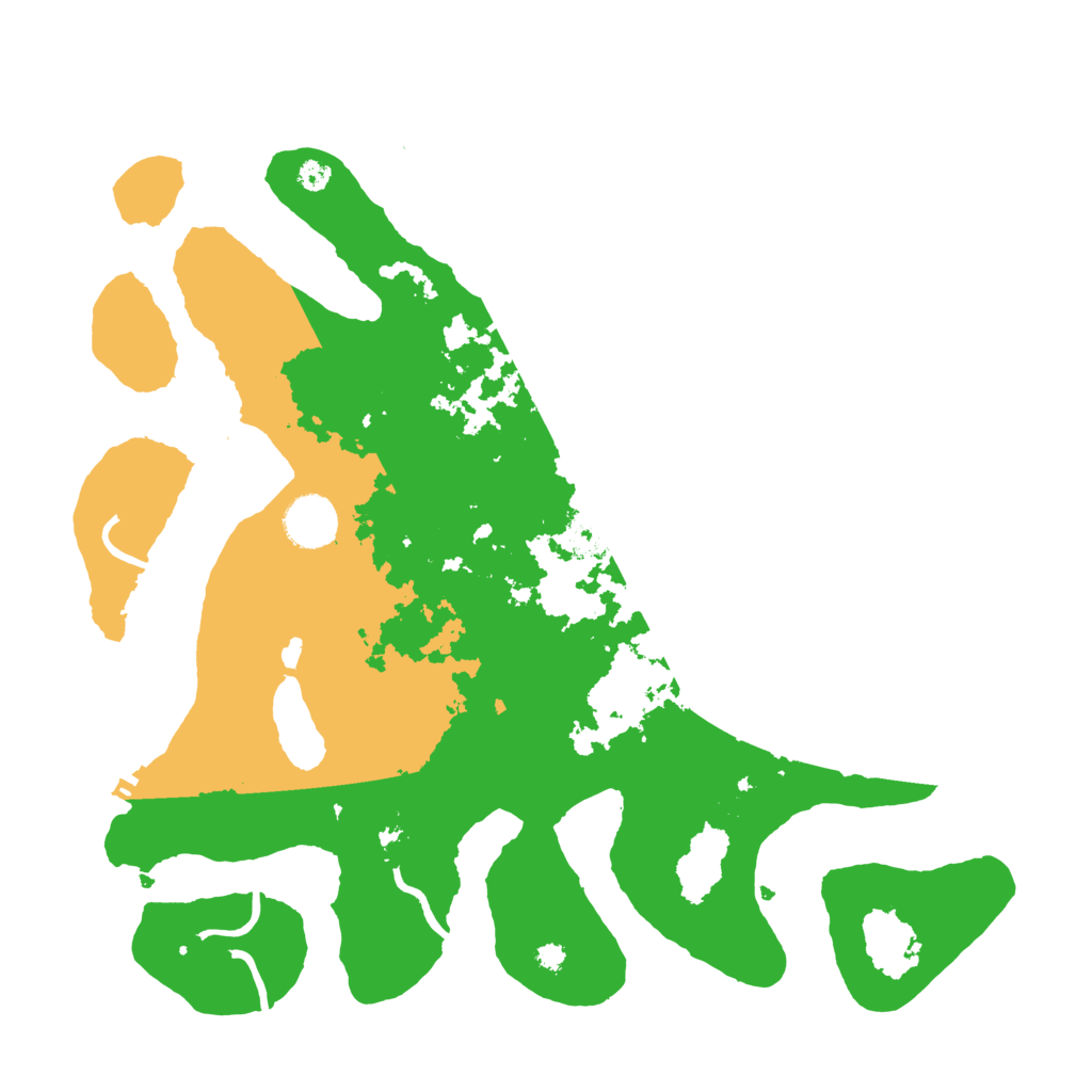 Biome Rust Map: Procedural Map, Size: 3600, Seed: 2143501667